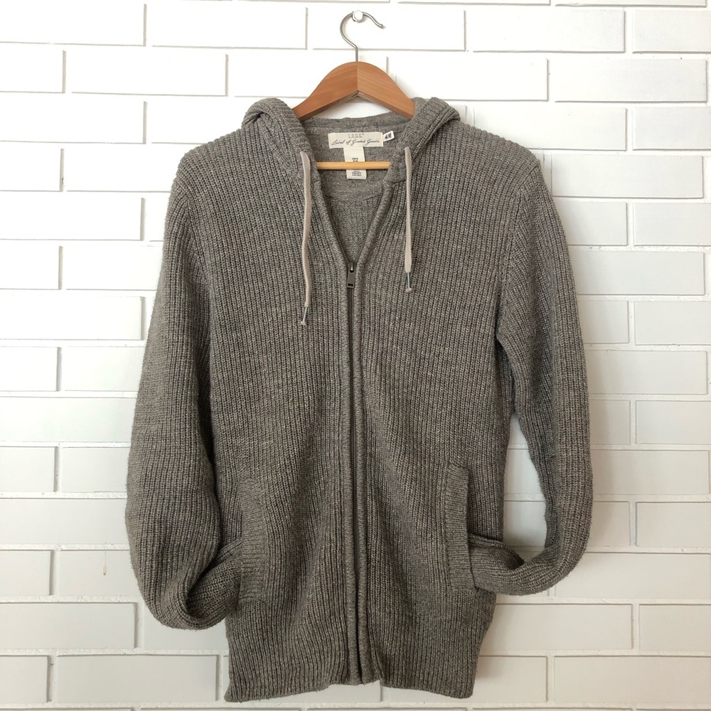 🦊 4/20- L.O.G.G H&M zip up hooded sweater